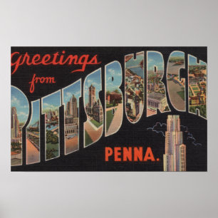 Poster Pittsburgh, Pensilvânia - grandes cenas da letra