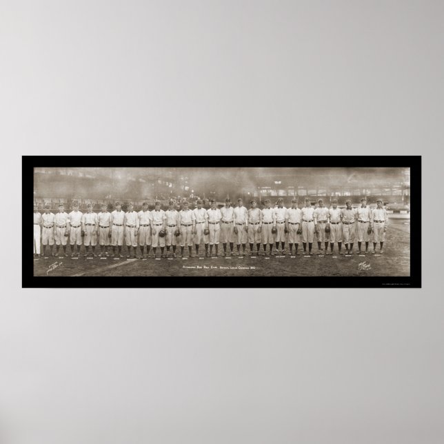 Póster Pittsburgh Pirates Club Foto 1909 (Frente)
