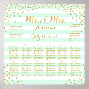 Póster PixDezines DIY cor/listras speck de ouro/assento