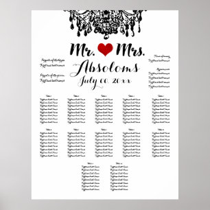 Poster PixDezines DIYColor/Candelabro/Plano de Assentos