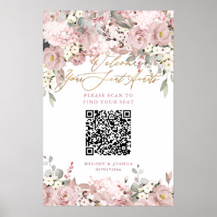 Poster PixDezines Elegante Assento Hyde Blush Empoeirado