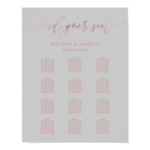 PixDezines Faux Rose Gold Script, Gráfico de Assen