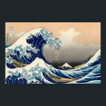 Poster PixDezines Vintage, Excelente Wave, Hokusai 葛 飾 北<br><div class="desc">PixDezinves Vintage da arte japonesa. A onda Excelente de Kanagawa é uma das mais vistas do mundo. O artista Hokusai,  1832 (Período Edo). Representando o okinami como as ondas do excelente,  NÃO como o tsunami. Melhorado digitalmente pela PixDezines. < 3="">Copyright © 2008-2014 PixDezines.com™ e PixDezines™ em zazzle.com</div>