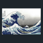 Póster PixDezines Vintage, Excelente Wave, Hokusai 葛 飾 北<br><div class="desc">PixDezinves Vintage da arte japonesa. A onda Excelente de Kanagawa é uma das mais vistas do mundo. O artista Hokusai,  1832 (Período Edo). Representando o okinami como as ondas do excelente,  NÃO como o tsunami.</div>