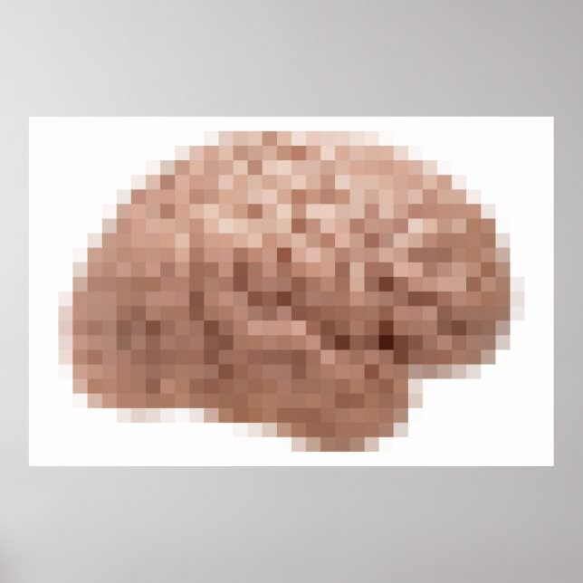 Poster Pixel Brain (Frente)