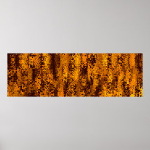 Poster pixel do artefato de abstrato de cor