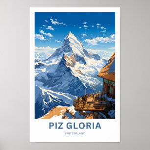 Poster Piz Gloria Suiça Viagem