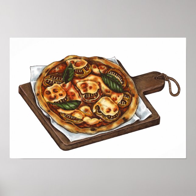 Poster Pizza (Frente)