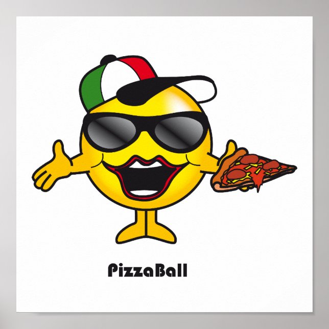 Poster Pizza Ball (Frente)