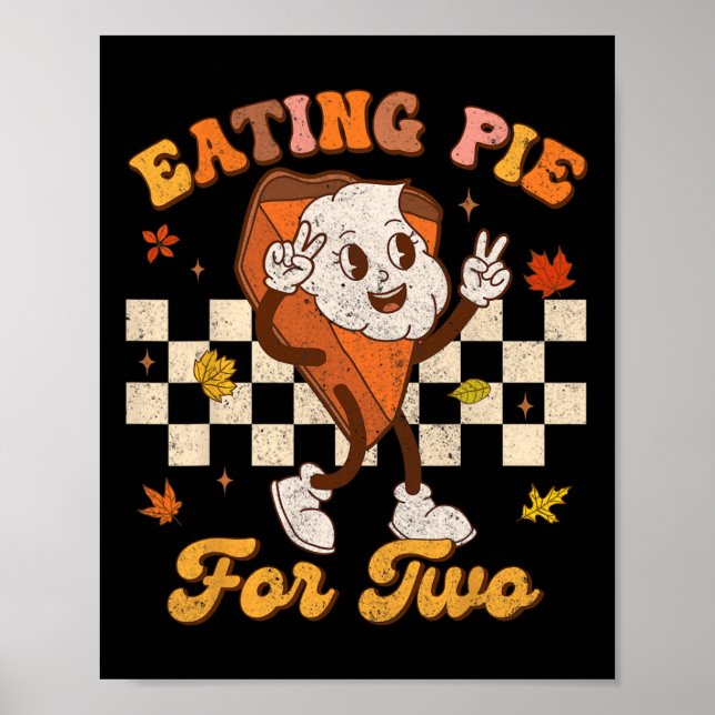 Poster Pizza De Abóbora Para Dois Pregos De Ação De Graça (Frente)