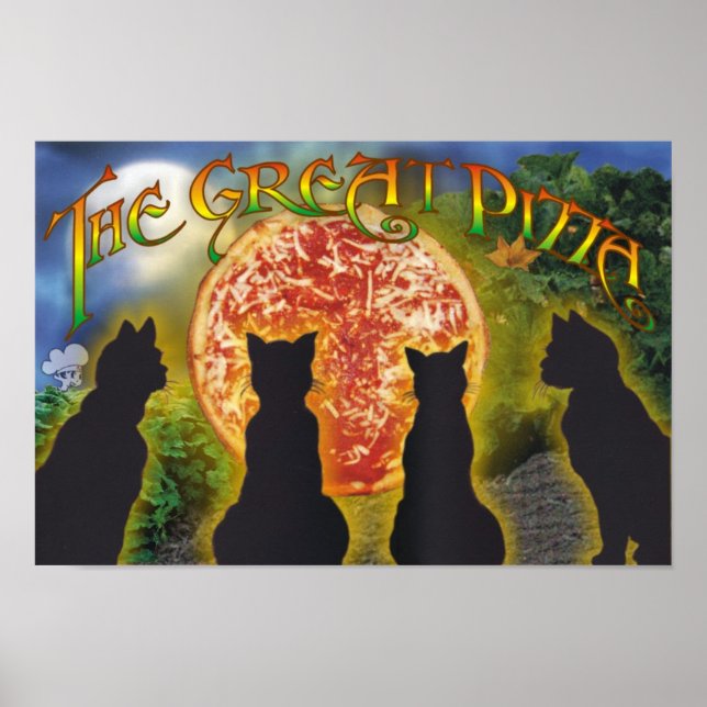 Póster Pizza de Excelente (Frente)
