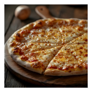 Póster Pizza de Queijo