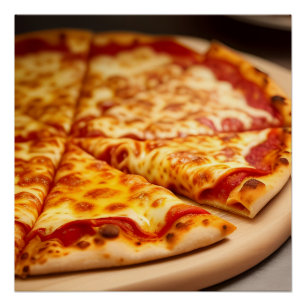 Póster Pizza de Queijo
