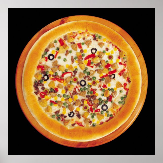 Poster Pizza Deluxe (Frente)