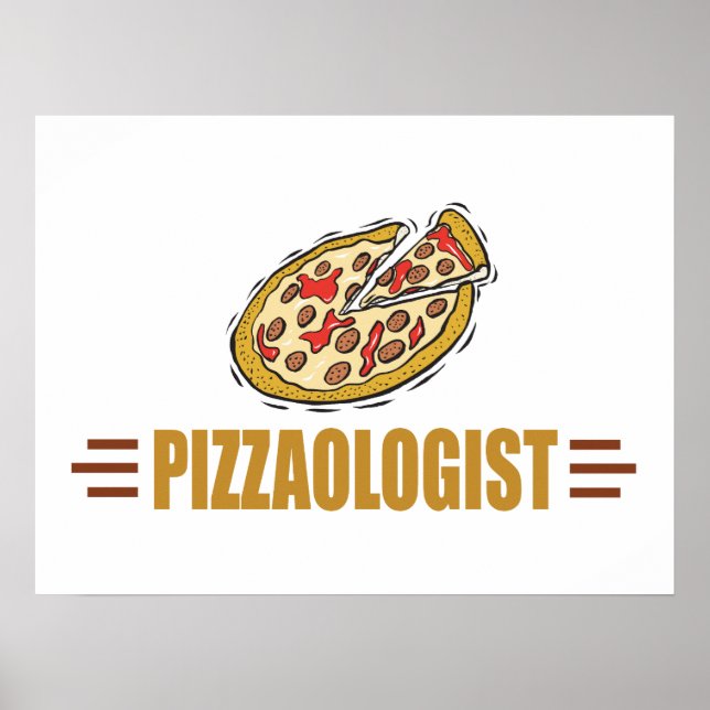 Poster Pizza Engraçada (Frente)