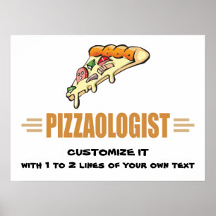 Poster Pizza Engraçada