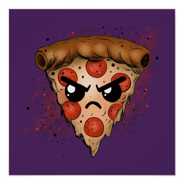 Póster Pizza Grumpy (Frente)