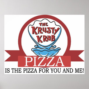 Poster Pizza Krusty Krab
