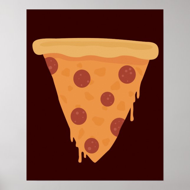 Póster Pizza Slice (Frente)