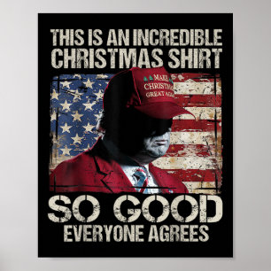 Poster Pjama de Natal Tão Bom Que Todos Concordam Em Dive