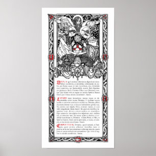 Poster Placa Altar Lateral "Aqua"