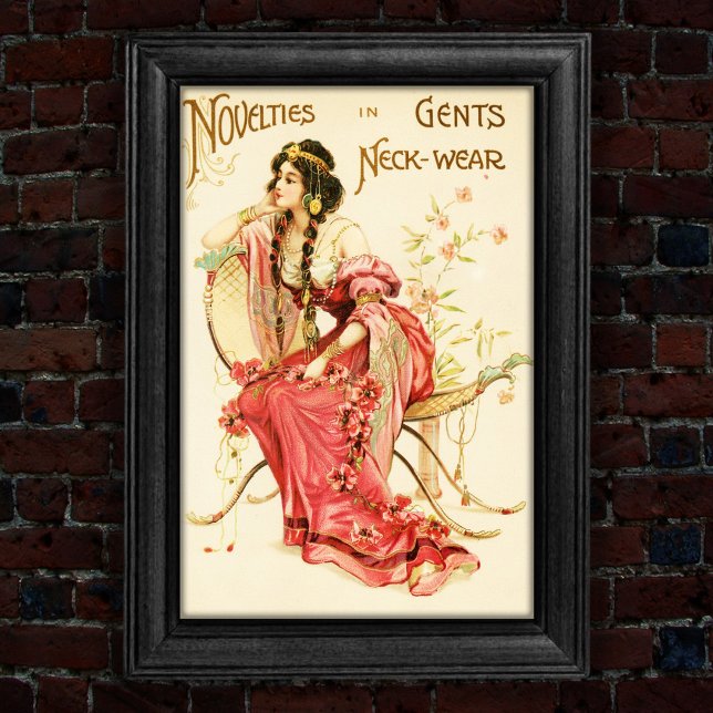 Poster Placa Comercial de Novidades Vistas do Pescoço Vin (Criador carregado)