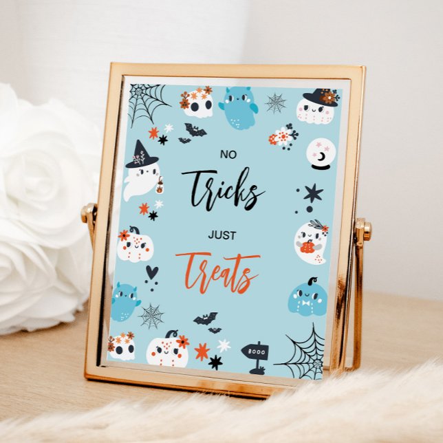 Poster Placa de Aniversário de Menino com Tema de Hallowe (Criador carregado)