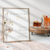 Placa de Bebidas com Selo de Flor Silvestre Capric
