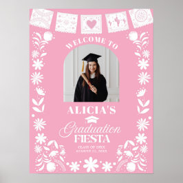 Poster Placa de Boas-Vindas 18x24 C188 Rosa Corado Talave
