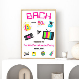 Poster Placa de Boas-Vindas à Festa de Despedida de Solte