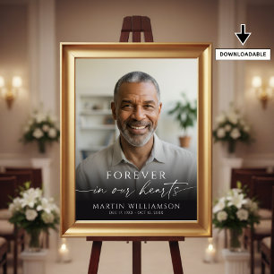 Poster Placa de Boas-Vindas com Roteiro para Foto de Fune