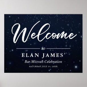 Poster Placa de Boas-Vindas da Festa das Estrelas