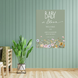 Poster Placa de Boas-Vindas de Erva-Doce Flor Silvestre V