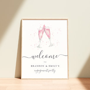 Poster Placa de Boas-Vindas de Evento Personalizada com C
