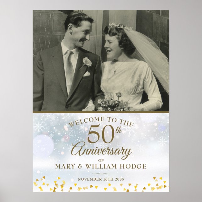 Poster Placa de Boas-Vindas de Fotografia de Casamento de (Frente)