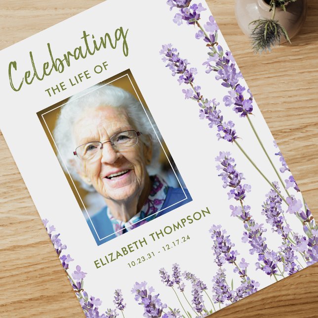 Poster Placa de Boas-Vindas de Funeral | Celebração da Vi (Criador carregado)