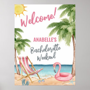 Poster Placa de Boas-Vindas para Festa de Despedida de So
