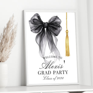 Poster Placa de boas-vindas para festa de formatura Coque