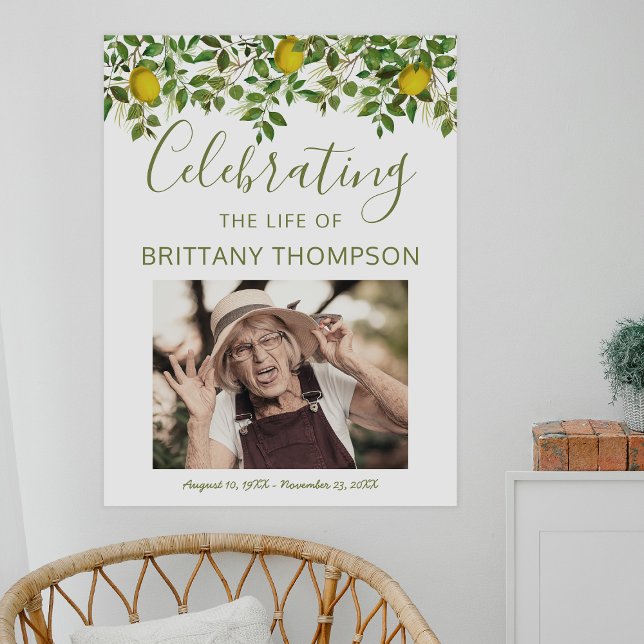 Poster Placa de Boas Vindas para Funeral | A Vida te Dá L (Criador carregado)