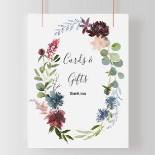 Poster Placa de cartões e presentes Florais e folhagens e