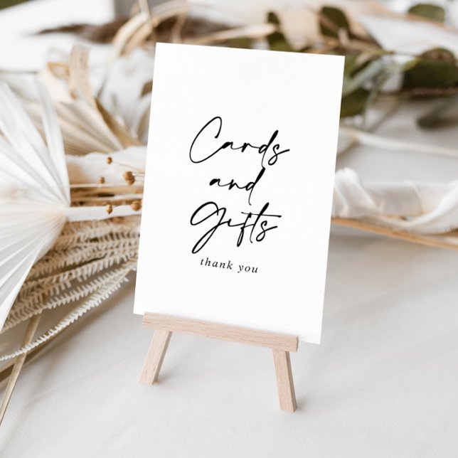 Poster Placa de cartões e presentes modernos e elegantes (Criador carregado)