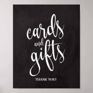 Póster Placa de Casamento Chalkcoard 8x10 Cartões e Prese