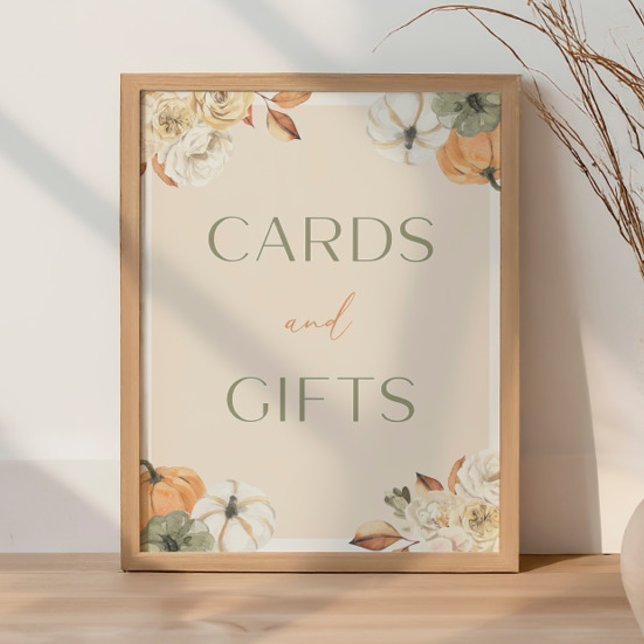 Poster Placa de Chá de fraldas de Abóbora e Sinal de Pres (Criador carregado)