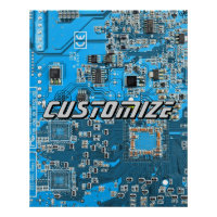 Placa de Circuito PCB Azul Personalizada para Prof