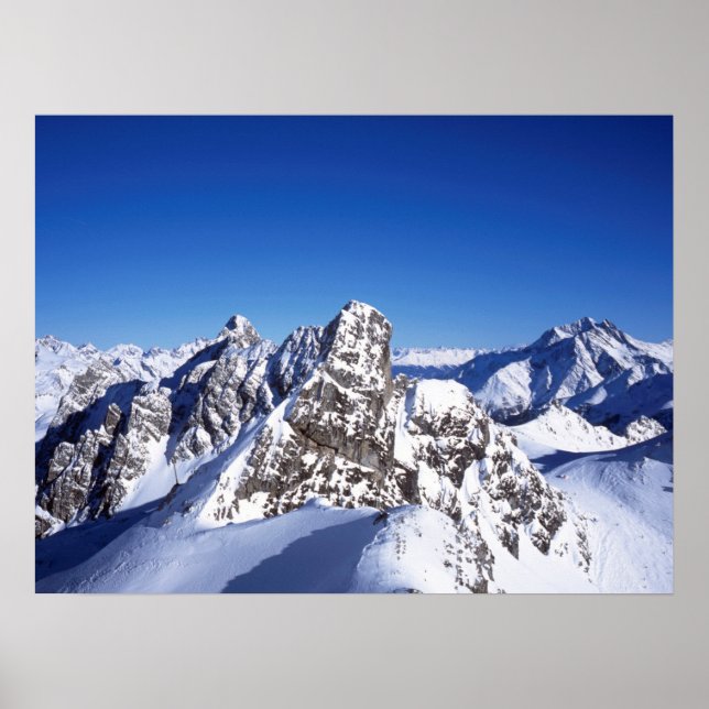 Poster Placa de Férias Anton, Rua das Montanhas Áustria (Frente)