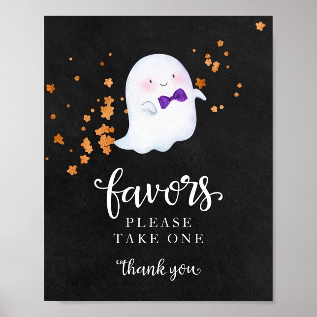 Poster Placa de Lembrancinhas para Chá de Bebê de Menina  (Frente)