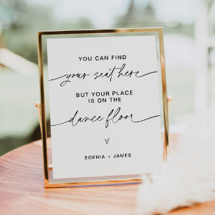 Poster Placa de Local de Casamento EVERLEIGH