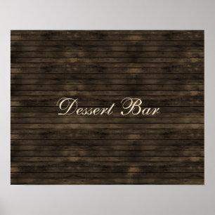 Póster placa de madeira de celeiro rústico para casamento