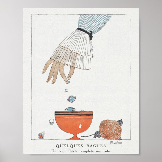 Poster Placa de moda de 1914 (Frente)