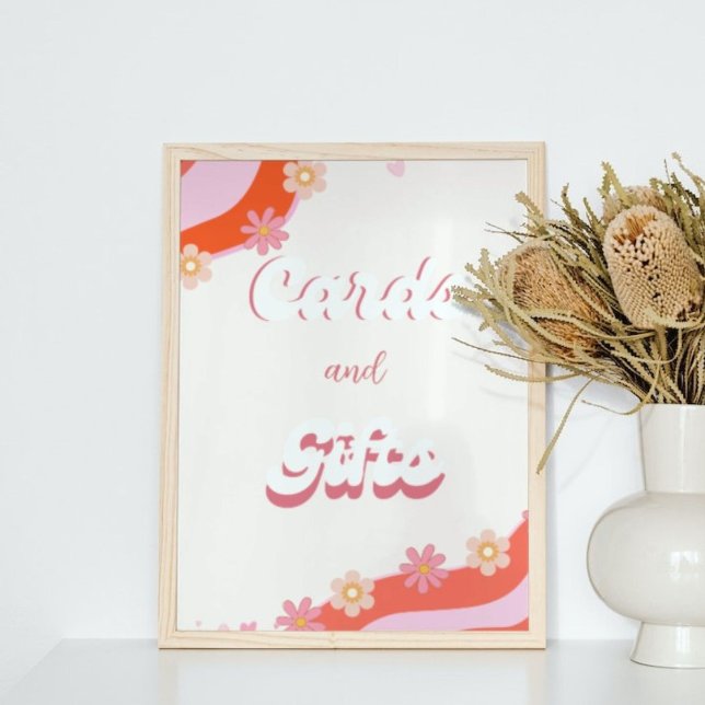 Poster Placa de Namorados cardíaco e sinal de presentes n (Criador carregado)